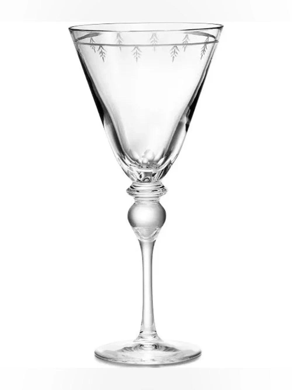 Tiffany & Co. Crystal Crest Vintage Wine Glass